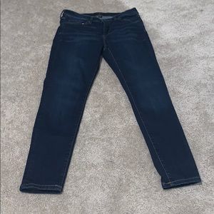 Banana republic sculpt skinny blue jeans